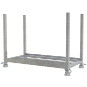 stacking pallet for base plates